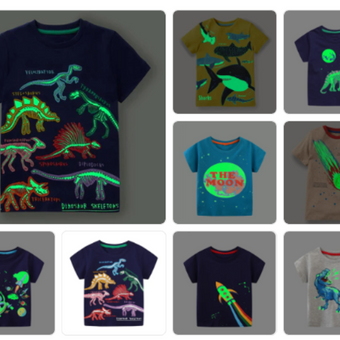 Luminous t-shirts