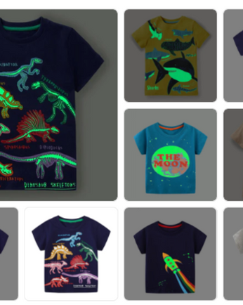 Luminous t-shirts