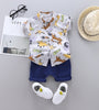 2pcs Dinosaur shirt+shorts