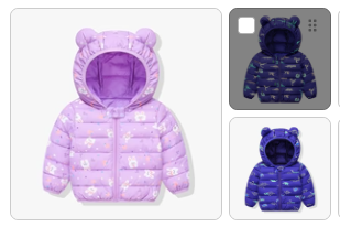 Toddler Various Hooded Coats