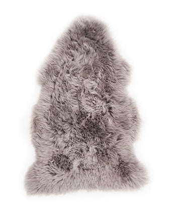 Medium 100% Australia made Luxurious Sheepskin Wool Rugs Grey