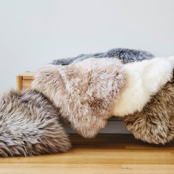 Long 100% Australia made Luxurious Sheepskin Wool Rugs