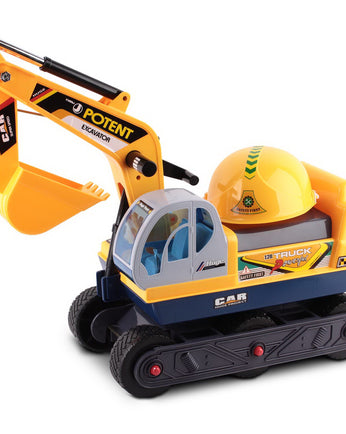 Keezi Kids Ride On Excavator - Yellow