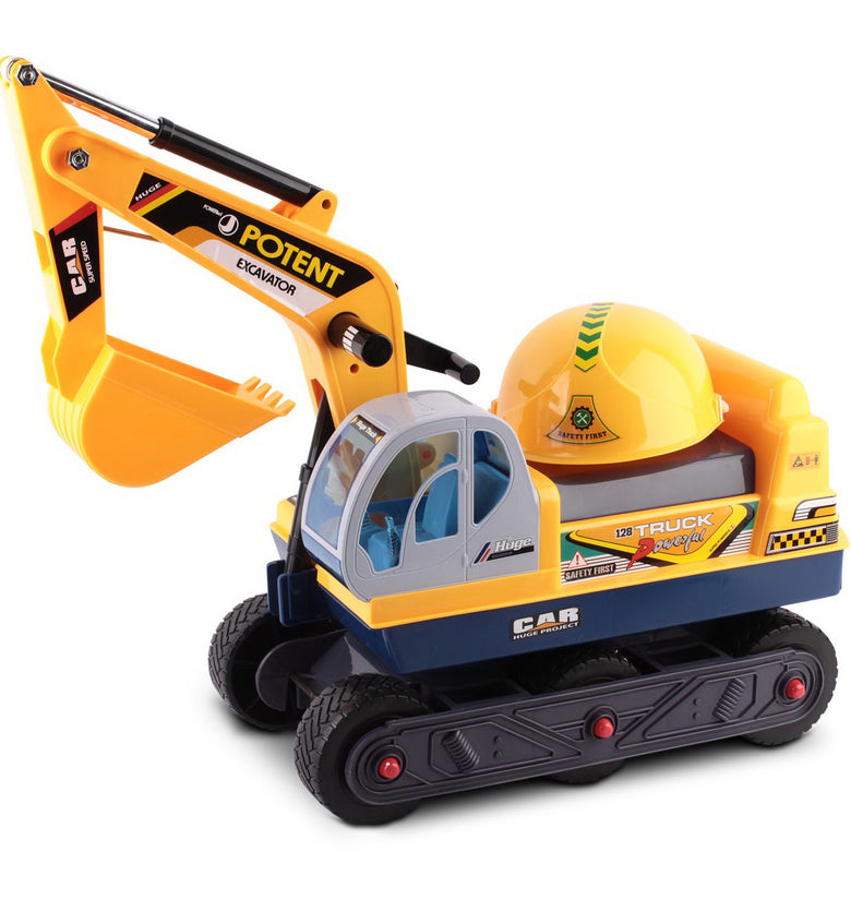 Keezi Kids Ride On Excavator - Yellow