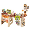 Keezi Kids Supermarket Pretend Role Play Shop Grocery 52 Accessories Toy Set