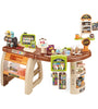 Keezi Kids Supermarket Pretend Role Play Shop Grocery 52 Accessories Toy Set