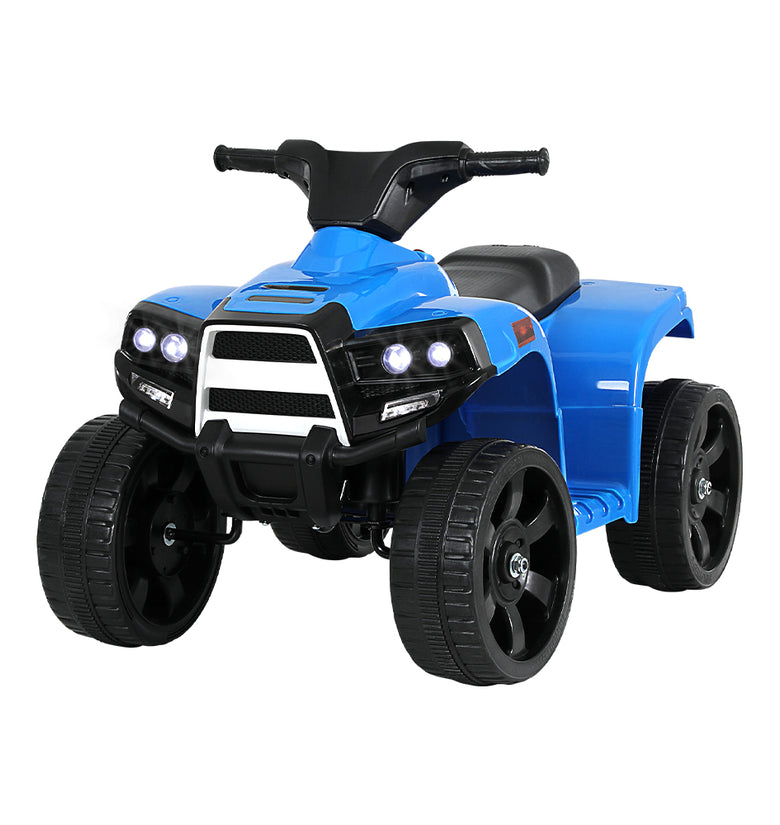 Rigo Kids Ride On ATV Quad Motorbike Car 4 Wheeler Electric Toys Battery Blue