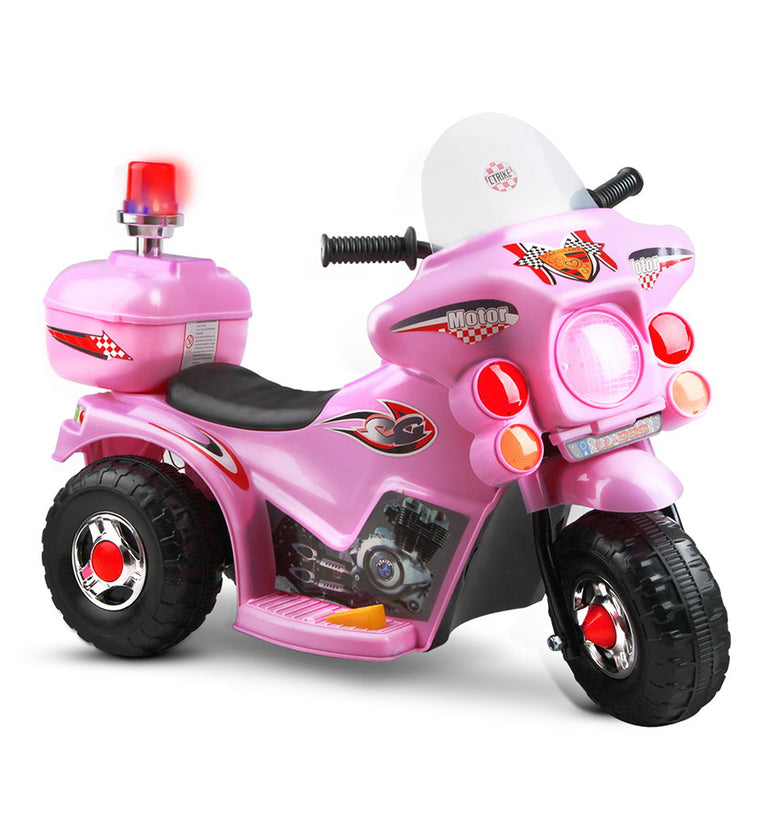 Rigo Kids Ride On Motorbike Motorcycle Car Pink