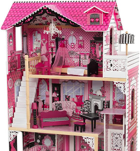 Dollhouse with Furniture for kids 120 x 83 x 40 cm (Model 6)