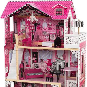 Dollhouse with Furniture for kids 120 x 83 x 40 cm (Model 6)