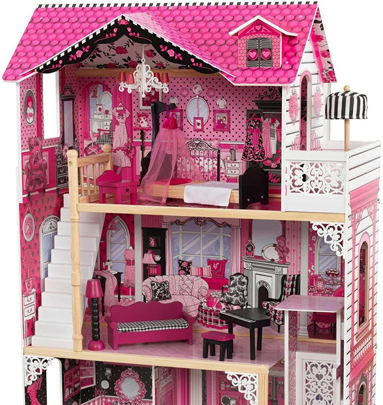 Dollhouse with Furniture for kids 120 x 83 x 40 cm (Model 6)