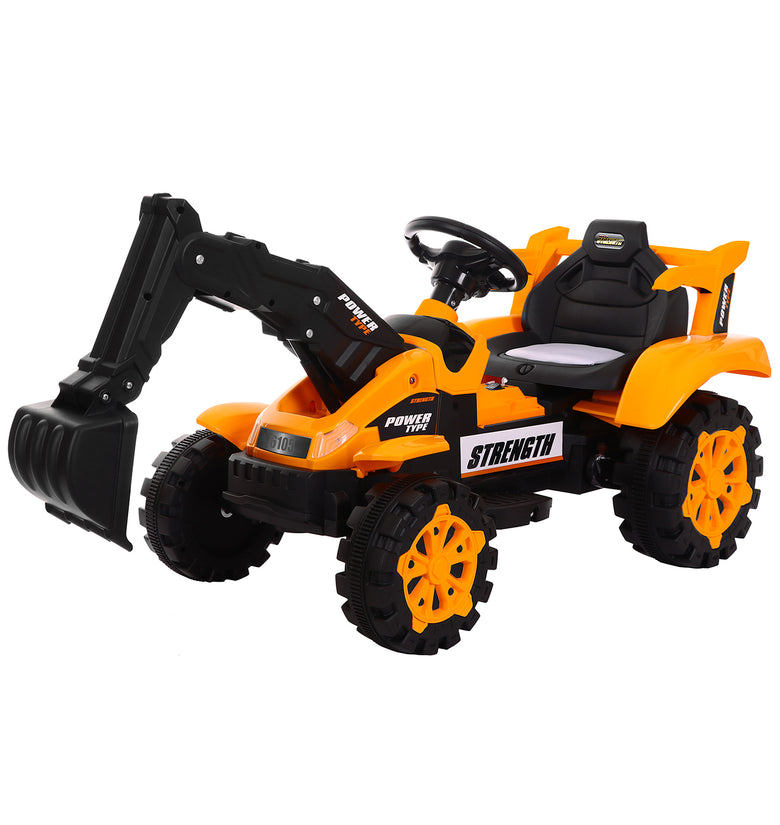 Children's Electronic Ride-on Excavator & Dump Truck, 30kg Capacity