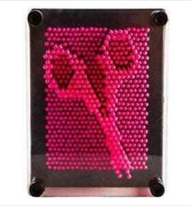 Pink Neon Pin Art