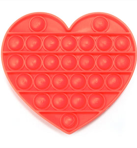 Red Heart Push And Pop