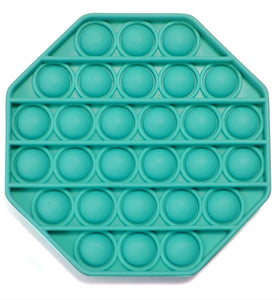 Teal Octagon Push And Pop