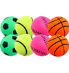 Party Central 24PCE Sports Stress Balls High Quality Rubber Soft Toy 6cm