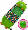 Kids Sleeping Bag Happy Children Toy Plush Green Dragon Large