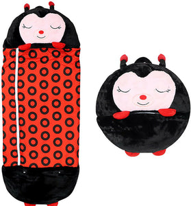 Kids Sleeping Bag Happy Children Toy Plush Lady Bug Large