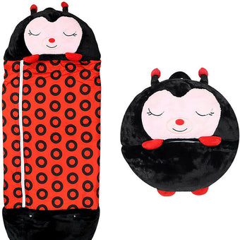 Kids Sleeping Bag Happy Children Toy Plush Lady Bug Large