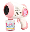 Bubblerainbow Pink Boys and Girls Hold Automatic Watertight Bubble Guns Girls' Hearts