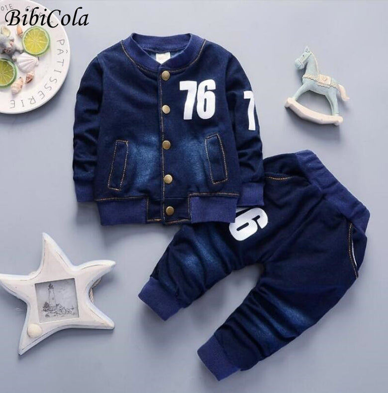 Toddler Denim Tracksuit