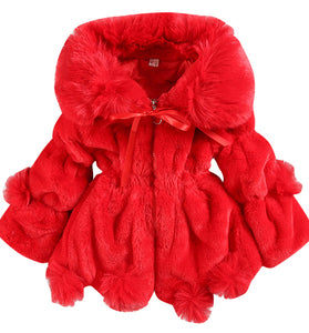 Plush Hooded Jackets