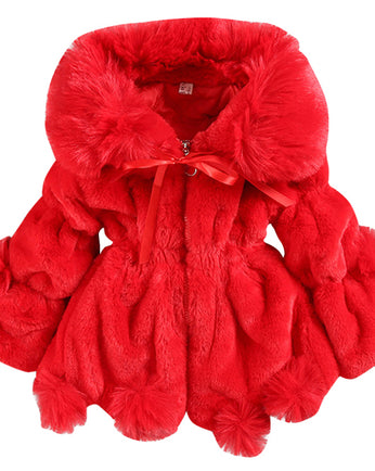 Plush Hooded Jackets